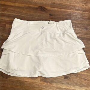 Athleta Cream Mini Skirt